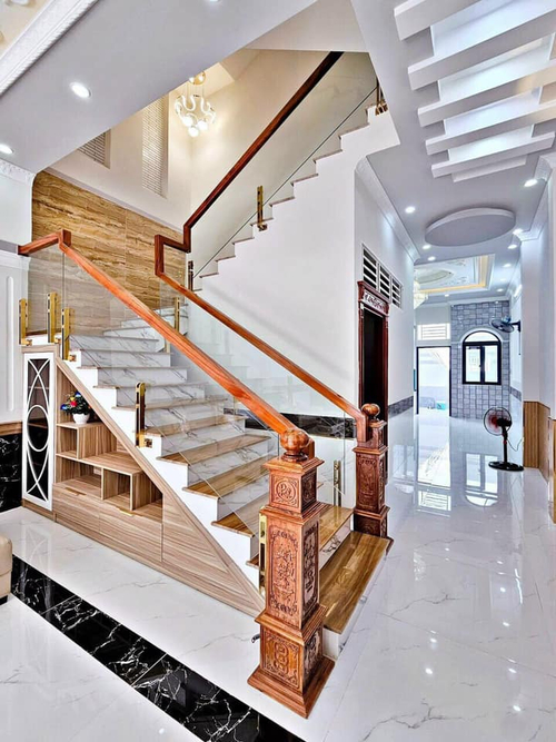 BÁN NHÀ MỚI 1 TRỆT 3 LẦU (1 PN TRỆT) PULL NỘI THẤT KDC VĂN HOÁ TÂY ĐÔ CẦN THƠ 